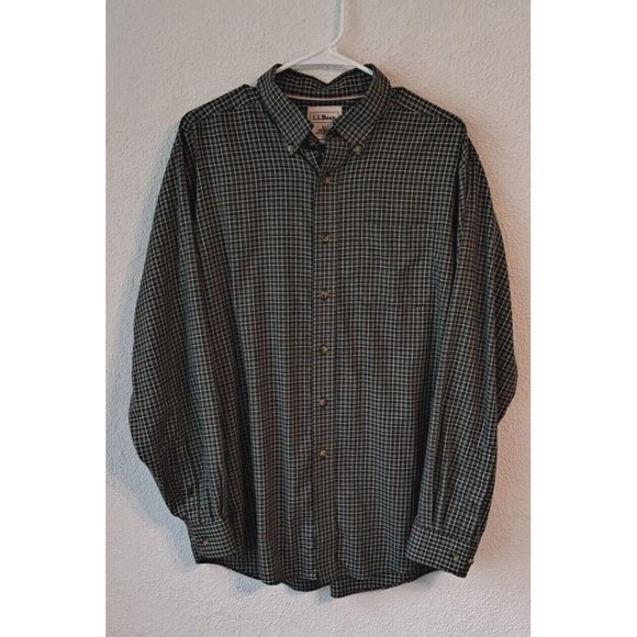 L.L. Bean Other - L.L. Bean Men's green button down Shirt Large 38x32